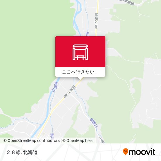 ２８線地図