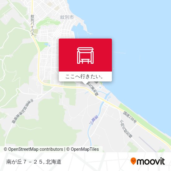 南が丘７－２５地図
