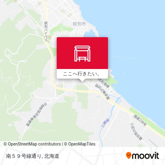南５９号線通り地図