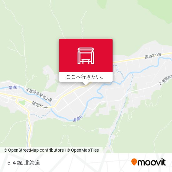 ５４線地図