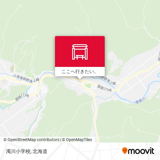濁川小学校地図