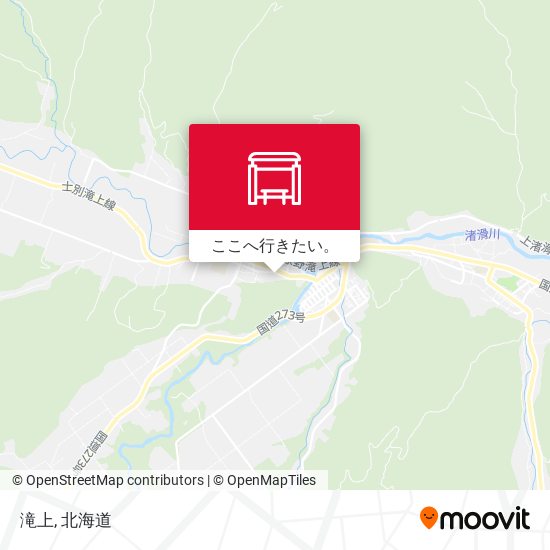 滝上地図