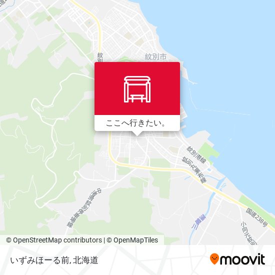 いずみほーる前地図