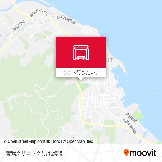 曽我クリニック前地図