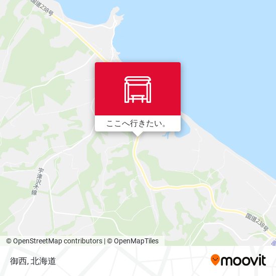 御西地図
