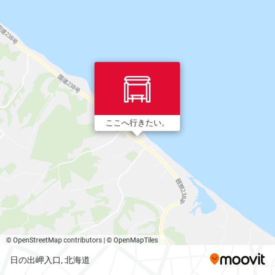 日の出岬入口地図