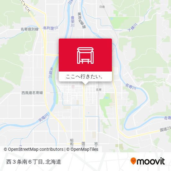 西３条南６丁目地図