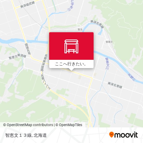 智恵文１３線地図