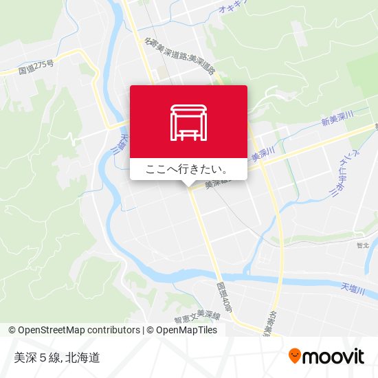 美深５線地図