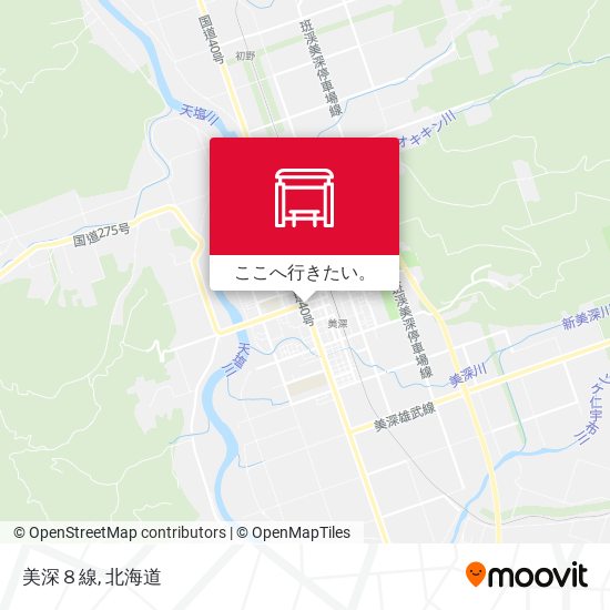 美深８線地図