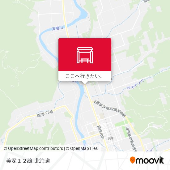 美深１２線地図
