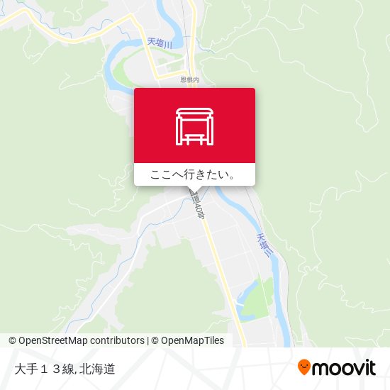 大手１３線地図