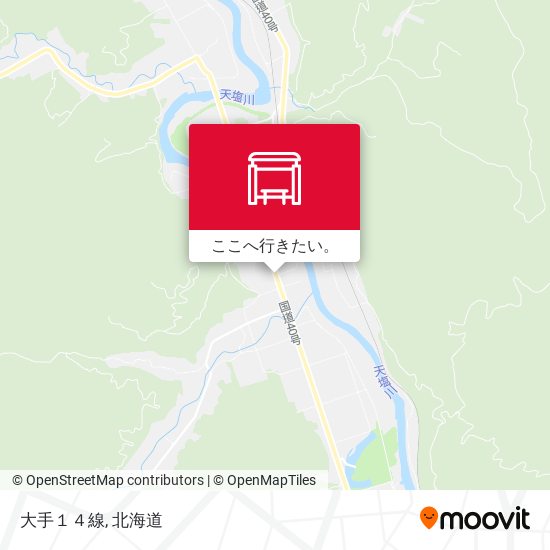 大手１４線地図