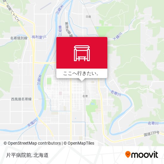 片平病院前地図