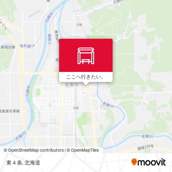 東４条地図