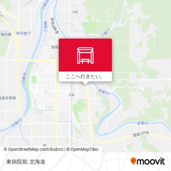 東病院前地図