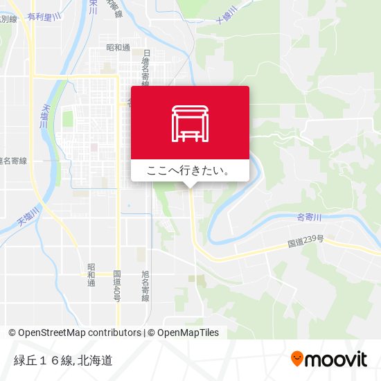 緑丘１６線地図