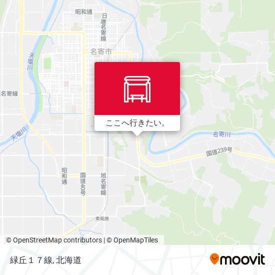 緑丘１７線地図