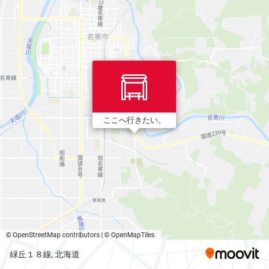 緑丘１８線地図