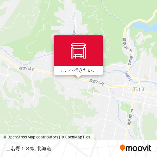 上名寄１８線地図