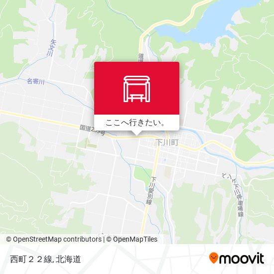 西町２２線地図