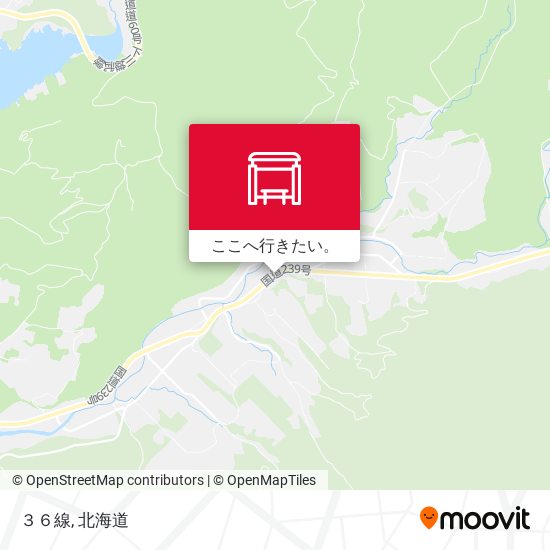 ３６線地図