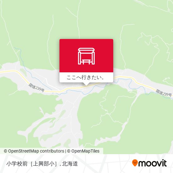 小学校前［上興部小］地図