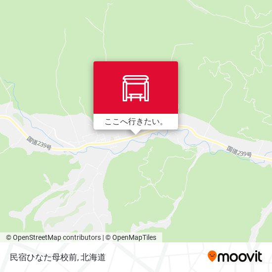 民宿ひなた母校前地図