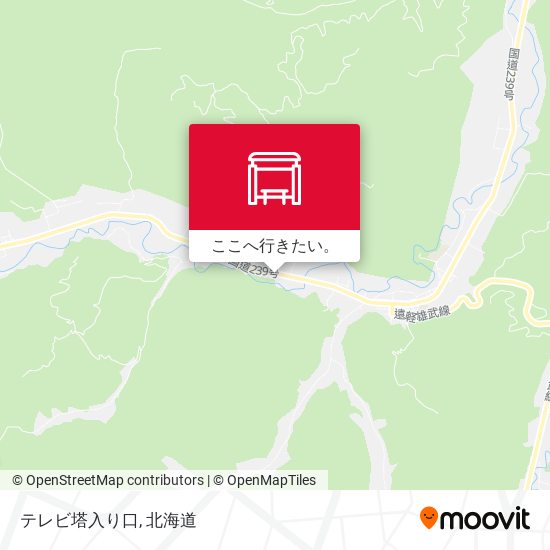 テレビ塔入り口地図