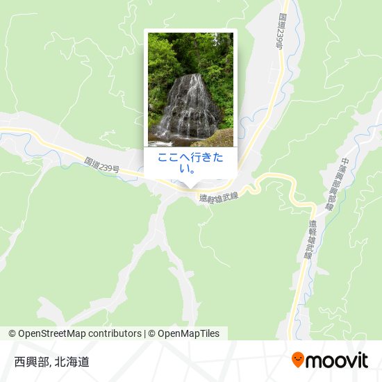 西興部地図