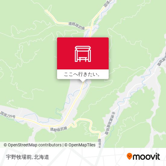 宇野牧場前地図