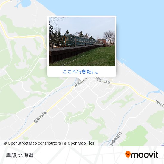 興部地図