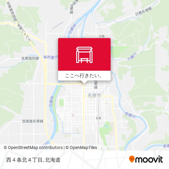 西４条北４丁目地図