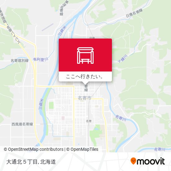 大通北５丁目地図