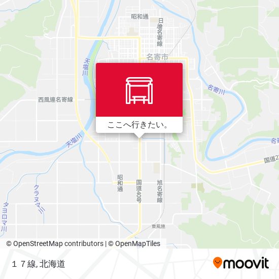 １７線地図