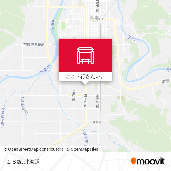 １８線地図