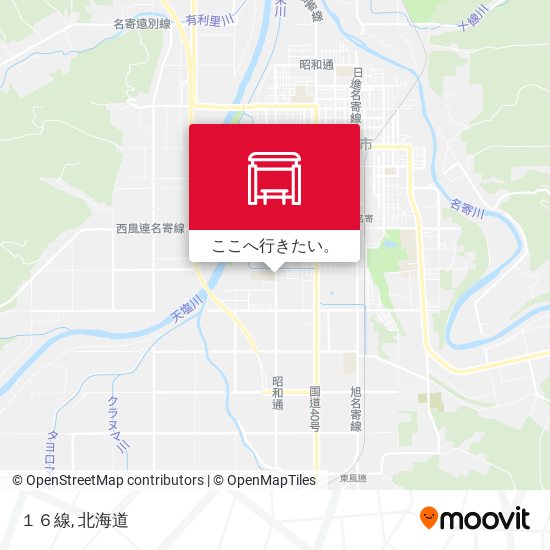 １６線地図