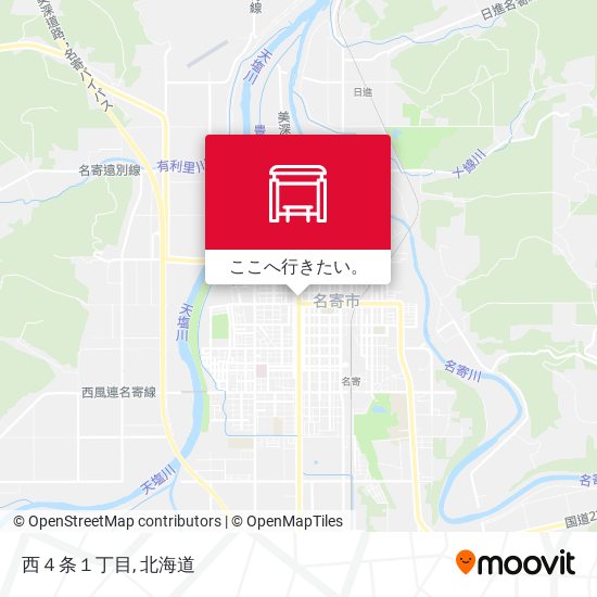 西４条１丁目地図