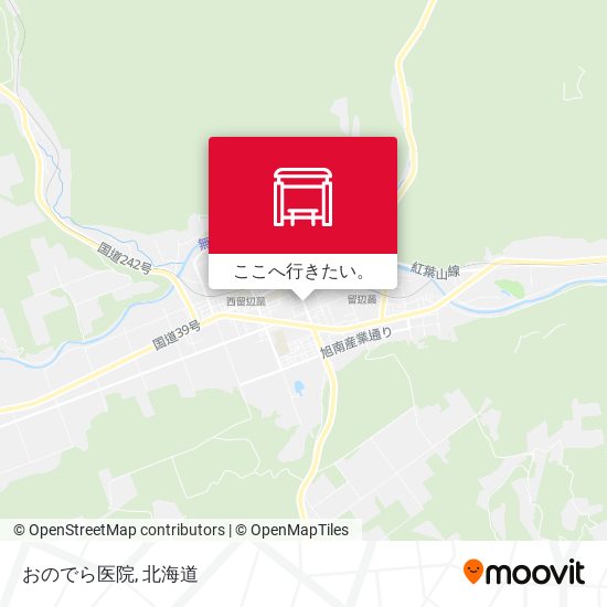 おのでら医院地図