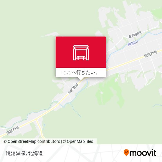 滝湯温泉地図