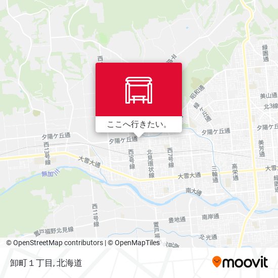 卸町１丁目地図