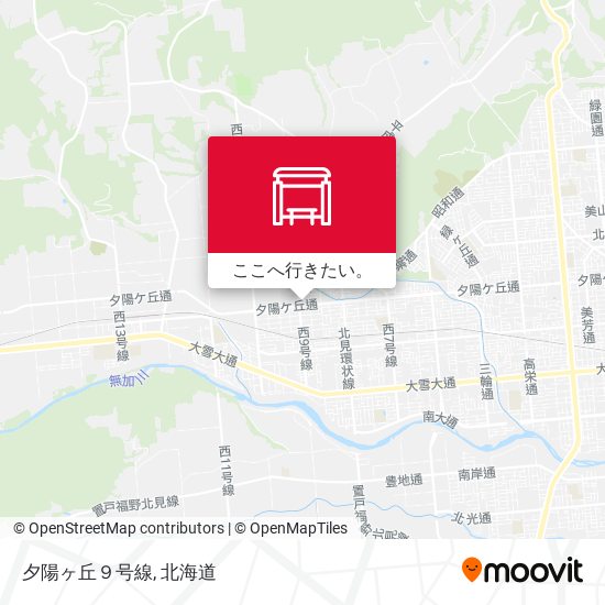 夕陽ヶ丘９号線地図