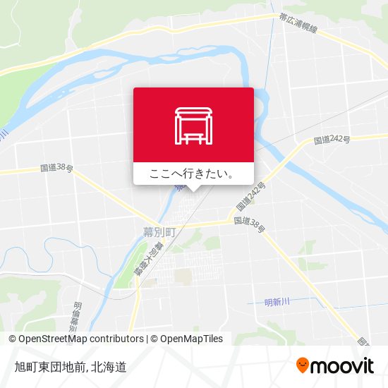 旭町東団地前地図