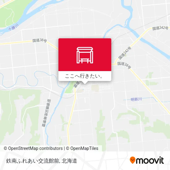 鉄南ふれあい交流館前地図