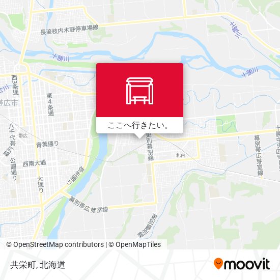 共栄町地図