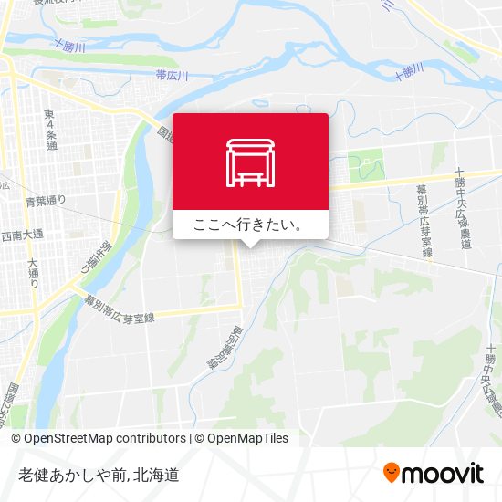 老健あかしや前地図
