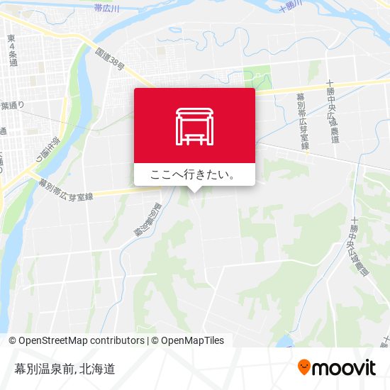 幕別温泉前地図