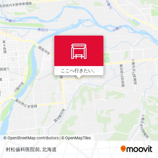 村松歯科医院前地図