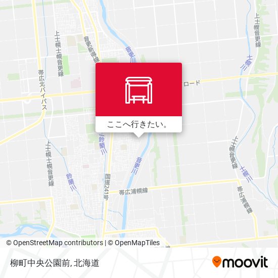 柳町中央公園前地図