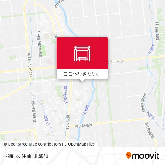 柳町公住前地図